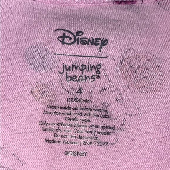 Disney Princess Lavender Dress 4 Princesses Long Sleeves - Picture 6 of 10